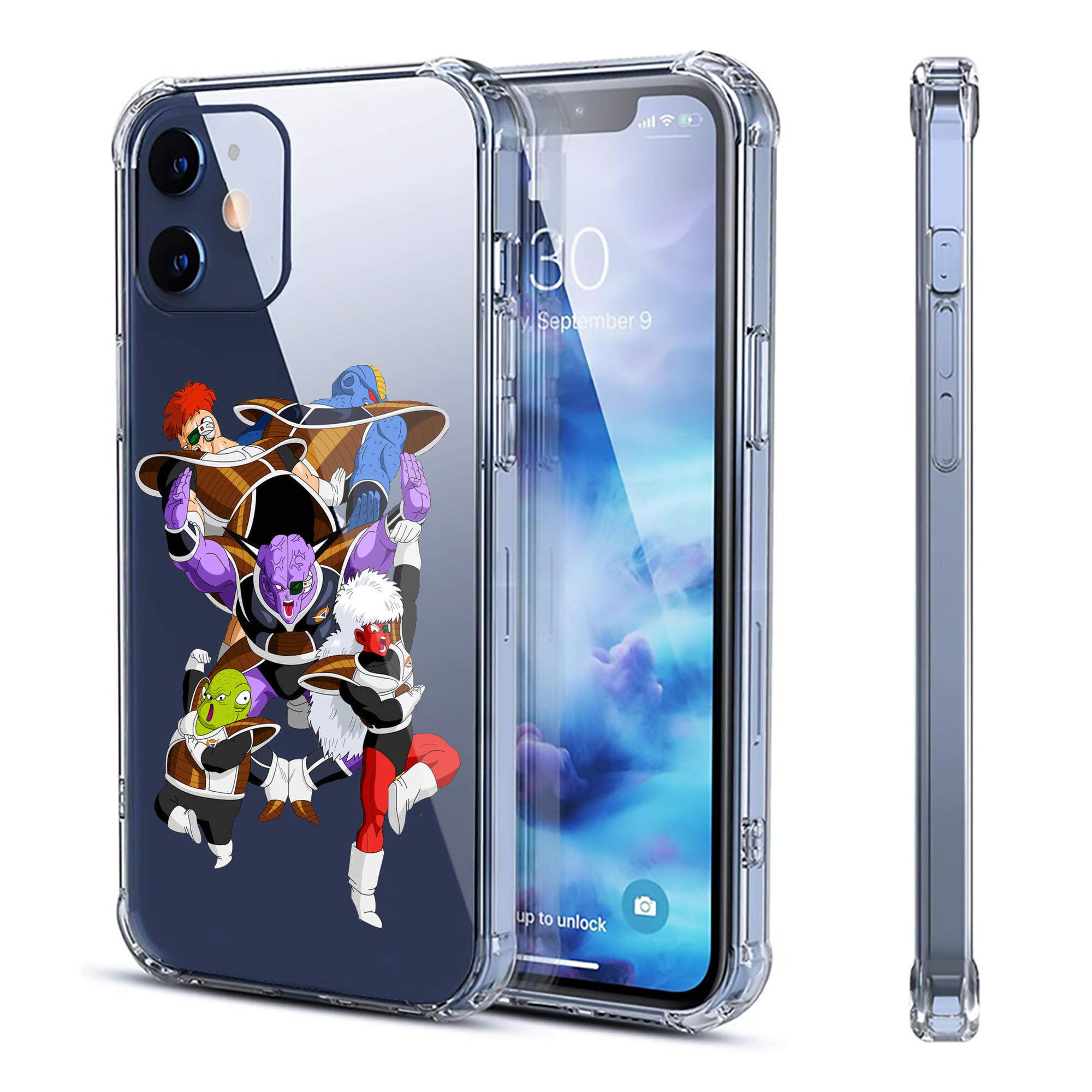 （画像用） ドラゴンボール DRAGON BALL 【iPhone 12シリーズ対応】透明スマホケース（クリアソフトケース）